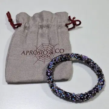 APROSIO&CO 아프로지오&코 비즈 팔찌 퍼플 스카이블루 외