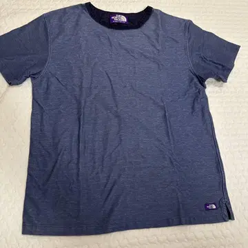 THE NORTH FACE 네이비 티셔츠 M 사이즈 퍼플 라벨