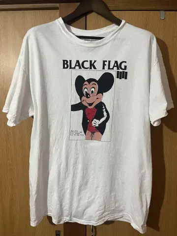 BLACK FLAG 미키마우스 T셔츠 XL