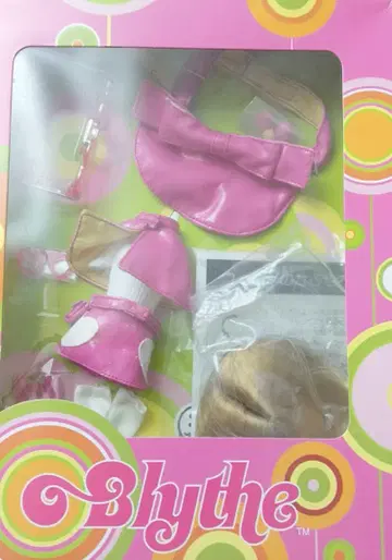 블라이스 아트 어택 의상 세트 핑크 가발 아트 어택