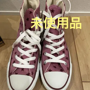 CONVERSE 컨버스 코듀로이 스니커즈 핑크 별 23.0cm