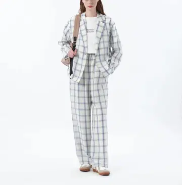 MACKINTOSH PHILOSOPHY 체크 이지 팬츠