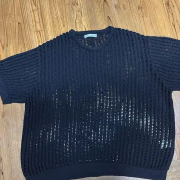 ZARA 메쉬 니트 (컷워크 상의) M 블랙
