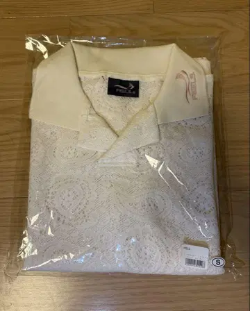 FEELS. RESORT CROCHET POLO SHIRT IVORY