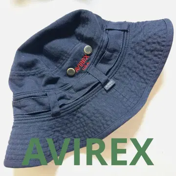 AVIREX 버킷 햇 블랙 사이즈 프리