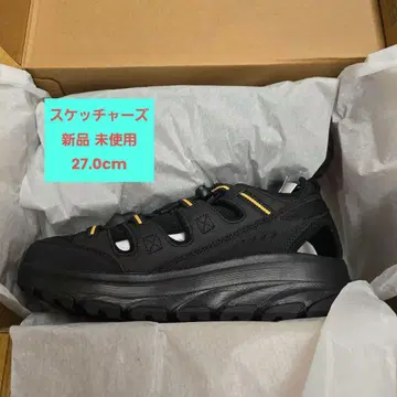 신품 스케쳐스 남성용 샌들 블랙 검정 237581-BKYL