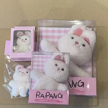 라판 RAPANG 인형 키링 4점 세트 토끼