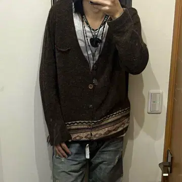 강렬한 시크 카디건 그란지 카트 코버른