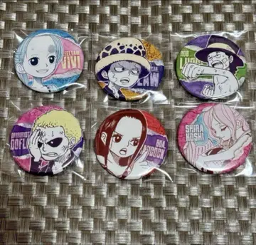 ONEPIECE 컬렉션 캔뱃지 쁘띠 로 행콕 도플라밍고