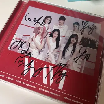 IVE WAVE 직필 사인 CD