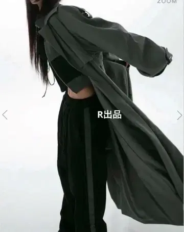 멜트 더 레이디 와이드 트렌치 코트