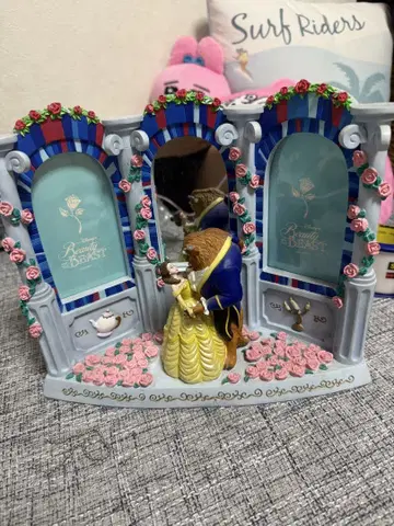 비스트와 벨 거울 포함 포토 프레임
