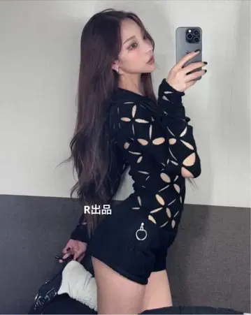 더레드스레드 니트 핏 톱 슬리피트 페탈