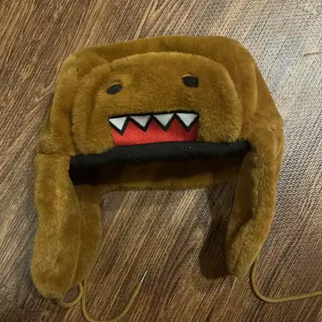 도모군 플라이트 캡 귀도리 부착 브라운 헤이세이 domo sk8