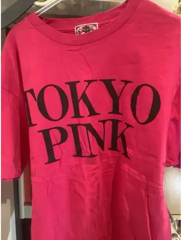 [ 레어 ] 오모리 세이코 TOKYO PINK T셔츠 프리 사이즈 미사용