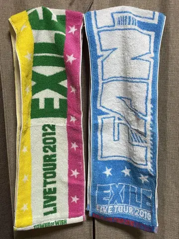 EXILE 머플러 타월 2개 세트 2010 2012