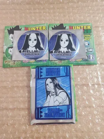 HUNTER x HUNTER 데컬렉션 캔뱃지 염능력 카드 3점 이르미