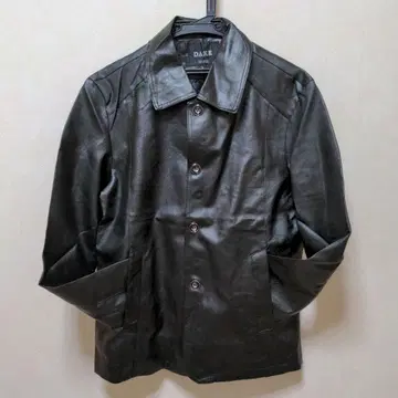 DAKE 블랙 가죽 자켓 L