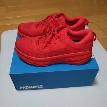 HOKA ONE ONE BONDI 7 레드 28.0 희귀품 완판