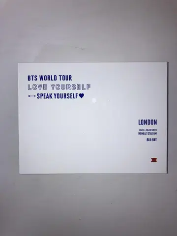 BTS speak yourself LONDON Blu-ray