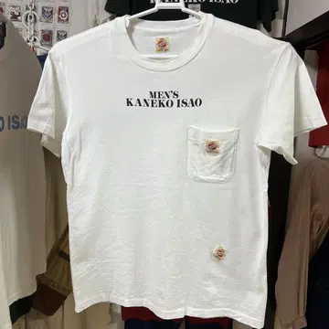 남성용 카네코 이사오 반팔 티셔츠