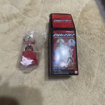 가면라이더 피규어 스탬프 약 6cm 빨강