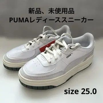 [신품, 미사용품] PUMA 여성용 스니커즈 사이즈 25.0 화이트