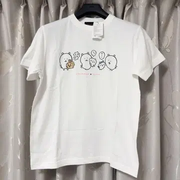 나가노 마켓 티셔츠 치카와 하치와레 토끼 자기비하 곰