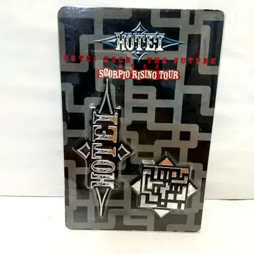 호테이 토모야 HOTEI 플라스틱 제형 엠블럼 스티커 투어 기념품
