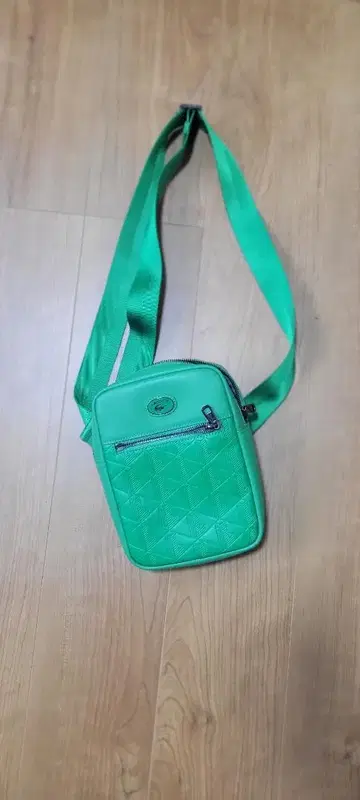 라코스테 그린 숄더백