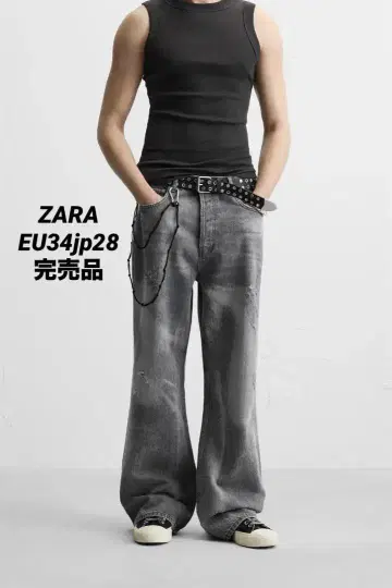 ZARA 어 데님 팬츠 EU34 jp28 품절 상품