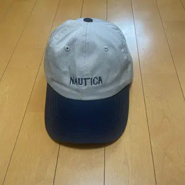 NAUTICA 캡 화이트/네이비