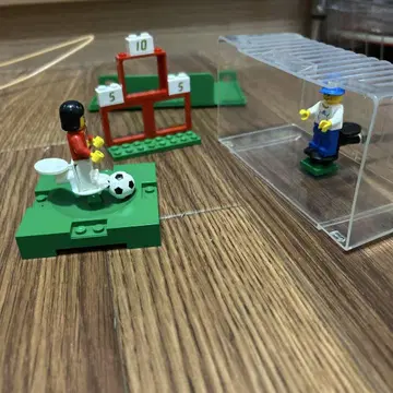 레고 축구 선수와 골대 세트 - 레어 - 아디다스