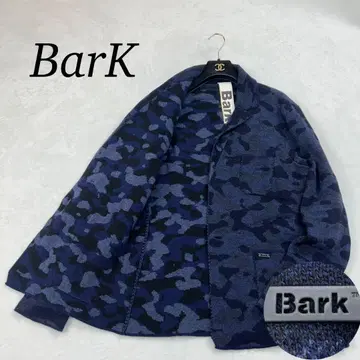 H891 M 버크 이탈리아제 카모플라주 재킷 네이비 남성용