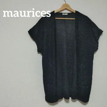 maurices 라메 믹스 가디건 [ 사이즈 2 ] 반팔 오픈 프론트