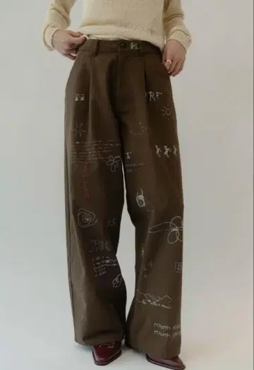 Knuth Marf high waist tattoo pants