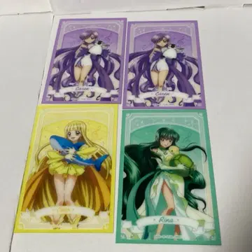 피치피치핏치 클리어 카드 4세트