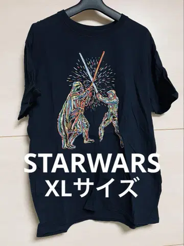 스타워즈 티셔츠 XL 사이즈 검정 블랙 베이더 루크