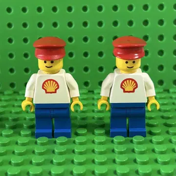 LEGO 레고 미니피규어 쉘 가솔린 주유소