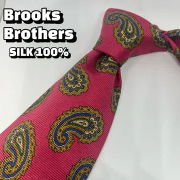 페이즐리 무늬 실크 넥타이 Brooks Brothers