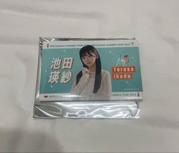 노기자카46 이케다 테레사 구매 혜택 B상 개별 여름 타월 캔뱃지