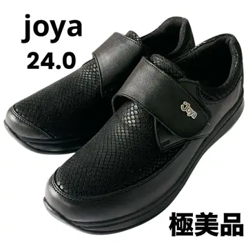 [컨디션 최상] joya 컴포트 슈즈 RELAX 통굽 가죽 블랙
