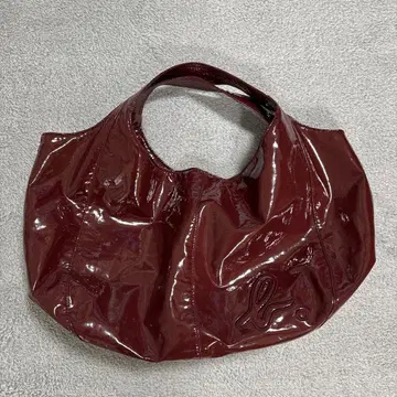 미품! 아네스베 보야주 에나멜 토트백 보르도