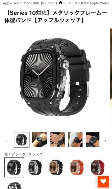 Apple Watch Series 10 대응 밴드 FS91 46MM 블랙