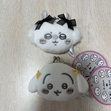 치이카와 미니 가마구치 리본 토끼 & 모몽가