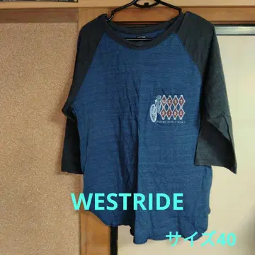 WESTRIDE 바이커 라그란 티셔츠 사이즈 40