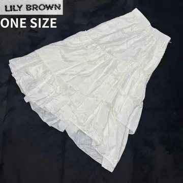 릴리 브라운 택 포함 미사용 새상품 랜덤 캉캉 스커트 ONE SIZE