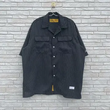 FAT 셔츠 S 블랙 스트라이프