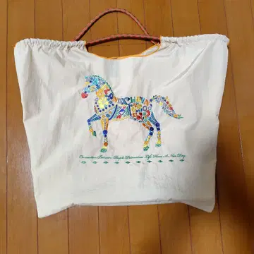 볼 체인 토트백 L