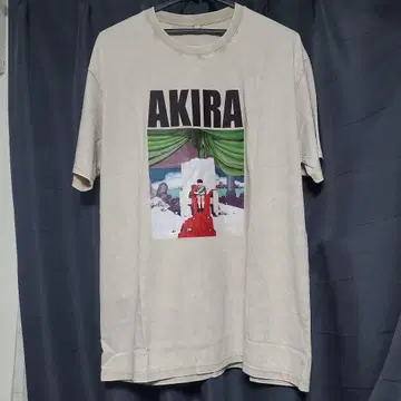 AKIRA T셔츠 L 사이즈 화이트 빈티지